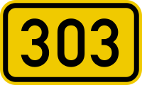 File:Bundesstraße 303 number.svg