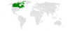 Location map for Canada and Fiji.