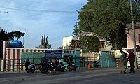 Temple's front entrance