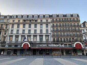 The Hotel Métropole's main façade