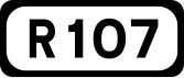 R107 road shield}}