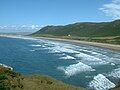 Rhossili down and Rhossili Bay, Gower Peninsula, Swansea