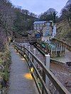 YHA Boggle Hole in the winter, Yorkshire, UK