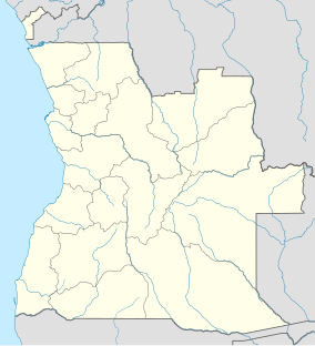 Map showing the location of Namibe Partial Reserve