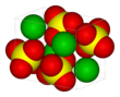 3D model of barium sulfate