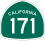 State Route 171 marker