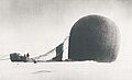 Balloon crash from the S. A. Andrée's Arctic balloon expedition of 1897.