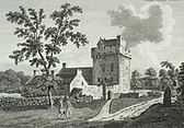 Eighteenth-century view of Hills Tower