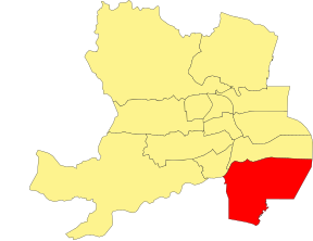 Location of the ward