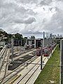 Lilyfield light rail depot, on the site of the goods yard