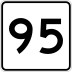 Route 95 marker