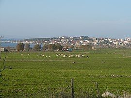 View of the village and bay