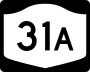 New York State Route 31A marker