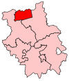 A small constituency in the northwest of the county.