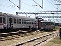 ŽS series 812 next to ŽS series 441 at Ruma