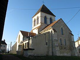 The church of Saint-Martin, in Chevenon