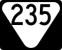 State Route 235 marker