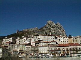 A general view of the village of Serres