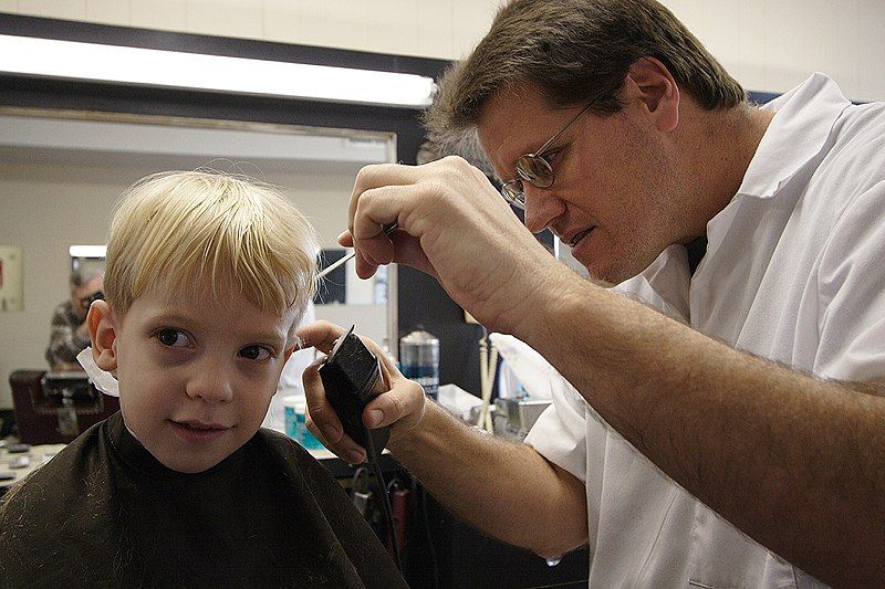 File:Boy meets barber.JPG