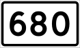 County Road 680 shield