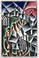 Birsk, 1916, Oil on canvas, 106 × 69.5 cm (41.7 × 27.4 in), Solomon R. Guggenheim Museum, New York Gift, George Costakis, 1981 Guggenheim Museum