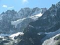 The Verpeilspitze on the left with the Verpeilferner in the middle