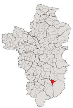 Subdistrict location in Ubon Ratchathani province