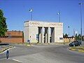 Entrance to the sports complex