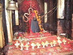 Statue inside the temple