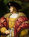 Image 53Louis II of Hungary and Bohemia – the young king, who died at the Battle of Mohács, painted by Titian. (from History of Hungary)