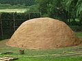 Covered with loam, ready for firing