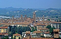 View of the city of Alba