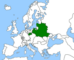 Location of Personal union of Poland and Saxony