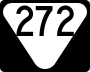 State Route 272 marker