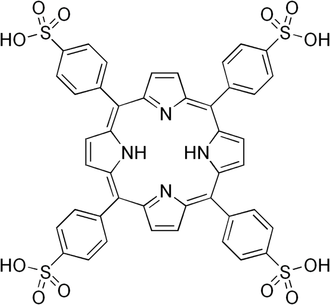 File:Tetraphenylporphine sulfonate.png