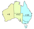 Australian time zones