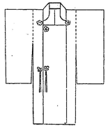 An azuma-coat, tying at the hip, of similar cut[2]