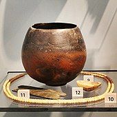 A Badarian burial. 4500–3850 BC