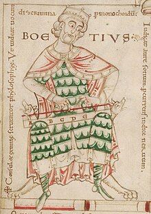 Illustration of Boethius