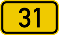 File:Bundesstraße 31 number.svg