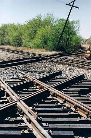 Replacement crossing ready to be installed