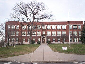 Davey Elementary School, opened in 1922 as Theodore Roosevelt High School. Junior high/middle school, 1959-1999.