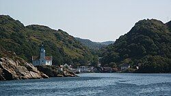 View of the village on the island of Hidra