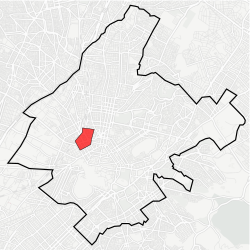 Location within Athens municipality