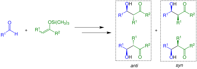 File:Mukaiyama Aldol-Übersichtsreaktion2.svg