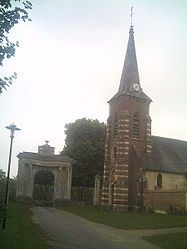 The church in Oissy