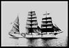 Steel-hulled barque Skomvær at sea