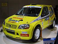 Suzuki Ignis Sport S1600 rally car