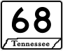 State Route 68 marker