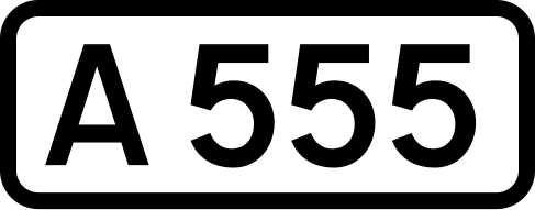 File:UK road A555.svg